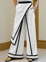 Men's Contrast Edge Layered Casual Pant SKUL25994