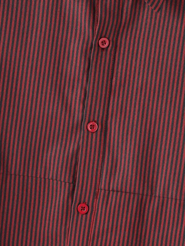 Men's Striped Casual Long Sleeve Shirt SKUL39030