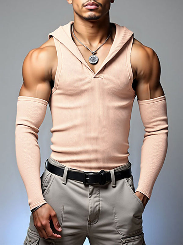 Men's Stripe Pullover Casual T-Shirt SKUL28139