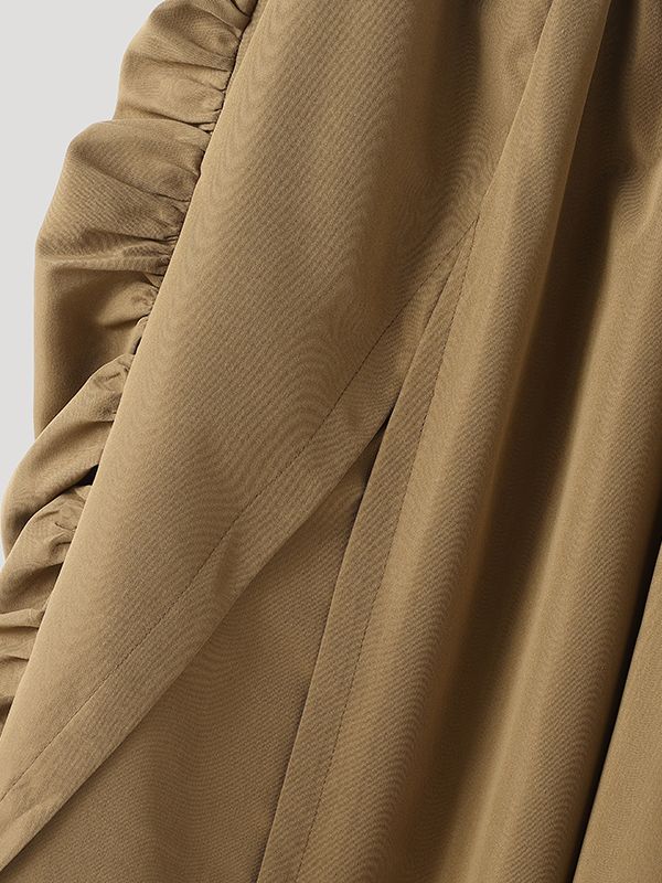 Men's Deconstructed Bubble Pleated Wide Leg Pant SKUL45380