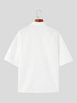 Mens Floral Print Short Sleeve Shirt SKUL06582