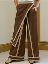 Men's Contrast Edge Layered Casual Pant SKUL25994