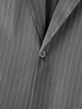 Men's Striped Split Long Sleeve Blazer SKUL22243