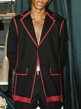 Men's Bold Colorblock Outline Blazer SKUL27442