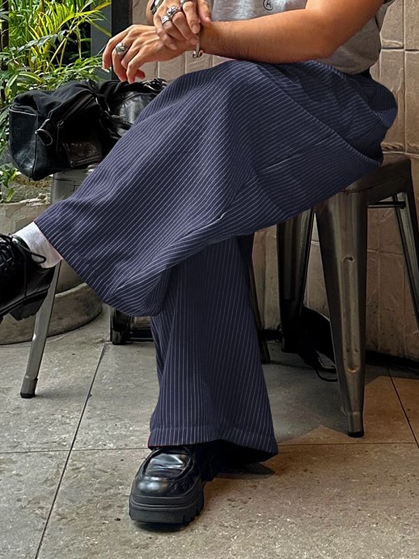 Men's Striped Loose Casual Pant SKUL50527