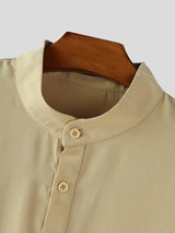 Men's Contrast Stripe Long Sleeve Shirt SKUL29583