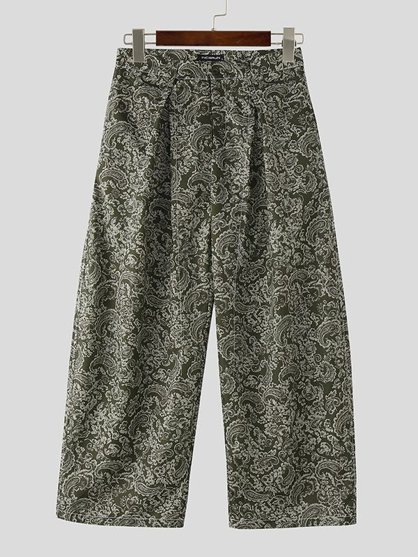 Men's Paisley Print Casual Pant SKUL50522