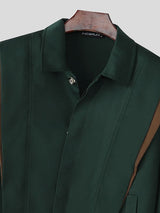 Men's Color Block Long Sleeve Jacket SKUL37253