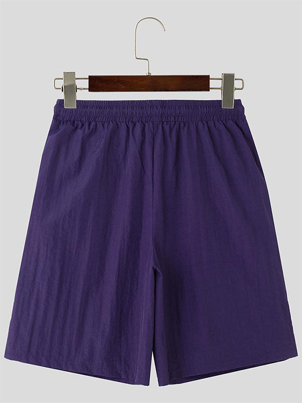 Mens Solid Color Multi-Zip Utility Short SKUL02185