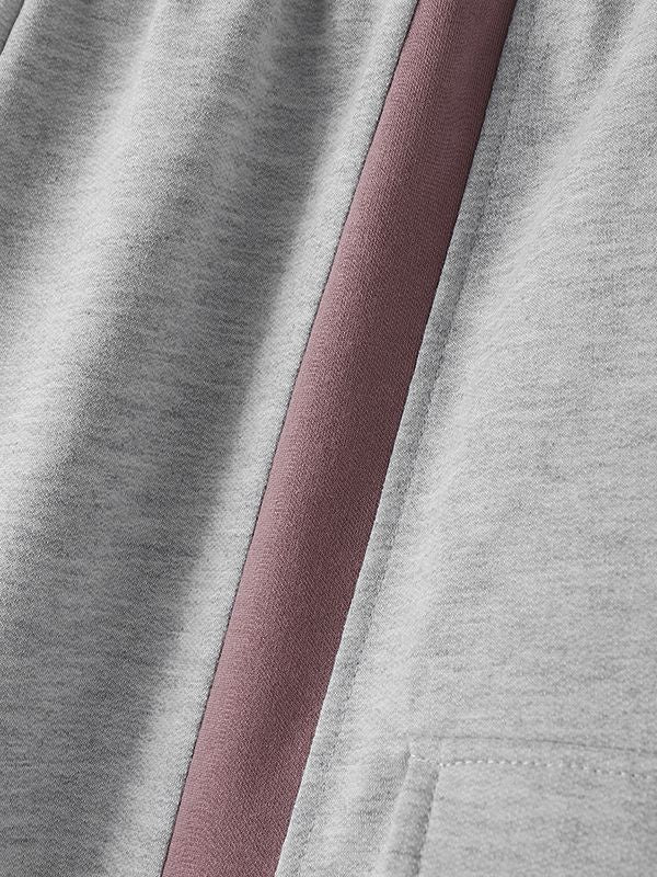 Men's Deconstructed Contrast Color Casual Pant SKUL47883