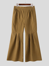 Mens Ruched Wide-Leg Casual Pant SKUK95598