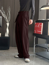 Men's Solid Tie Strap Casual Pant SKUL29609