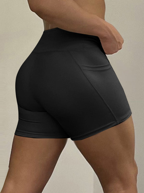 Men's Solid Color Slim Fit High Stretch Casual Short SKUL21023