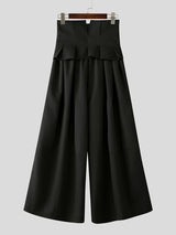 Mens Solid Color High-Waisted Casual Pant SKUL15378