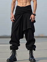 Men's Pleated Cross Texture Pant SKUL29615