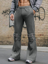 Men's 3D Pocket Casual Flared Pant SKUL45406