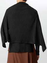 Mens Knit Shawl Button Design Long-Sleeve Sweater SKUK80431