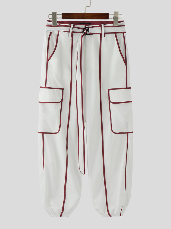 Mens Bold Stripe Color Block Casual Pant SKUL20520