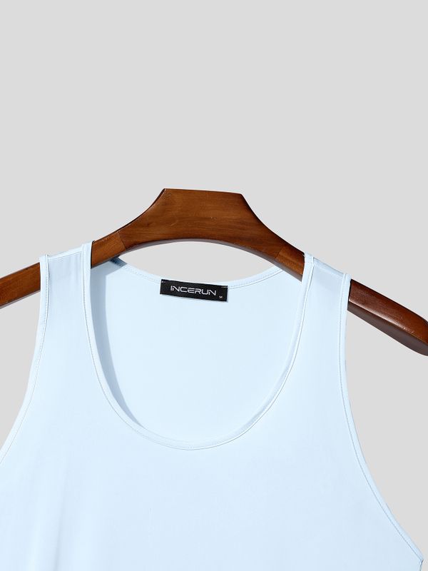 Men's Clubwear Sheer Mesh Muscle Fit Tank SKUL74616