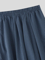 Men's Casual Plaid Lantern Pant SKUL48767