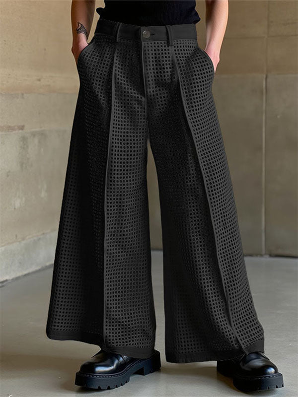 Mens Hollow-Out Mesh Casual Pant SKUL17909