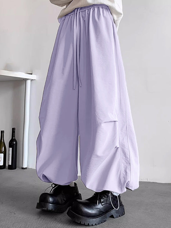 Mens Lightweight Drawstring Loose Casual Pant SKUL15451