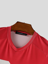 Men's Number Print Gradient Short Sleeve Bodysuit SKUL17911