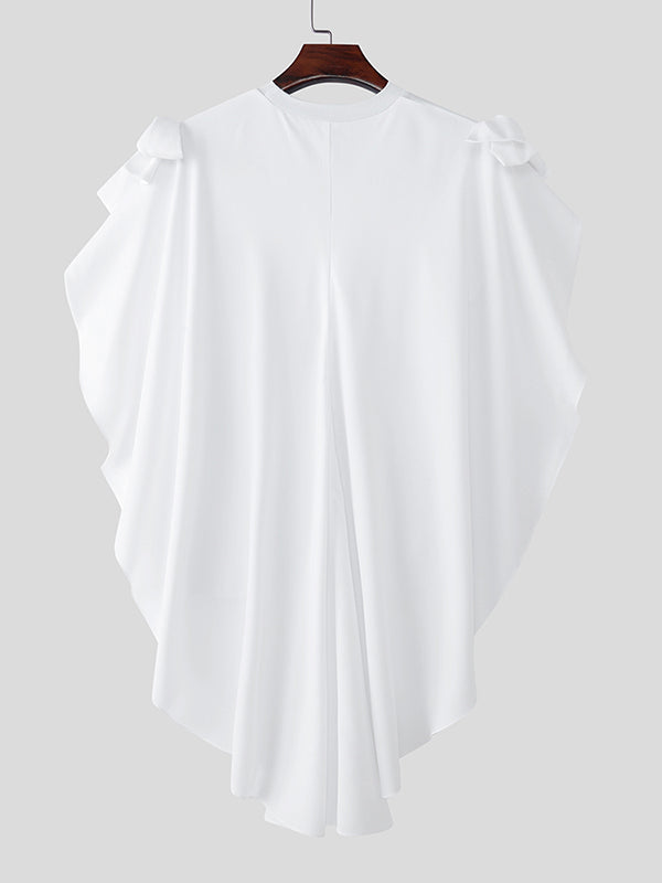 Mens False Two-Piece Layered Short Sleeve T-Shirt SKUL11474