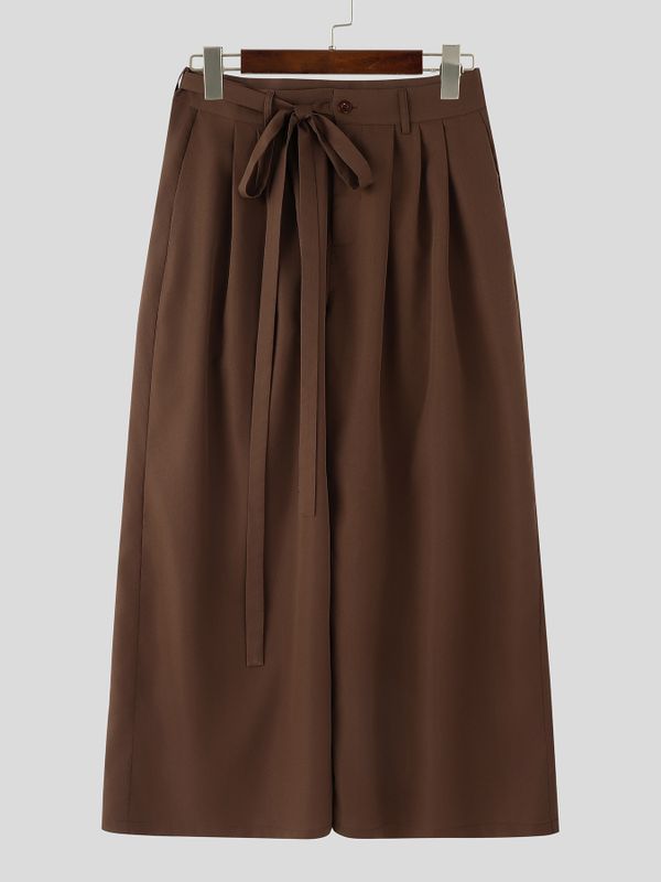 Men's Avant-Garde Ultra Wide-Leg Pleated Pant SKUL58791