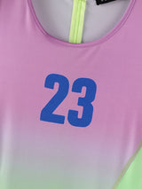 Men's Gradient Number Print Bodysuit SKUL18673