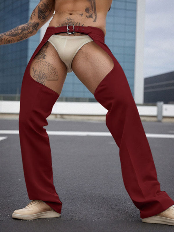 Men's Crotch Hollow Out Casual Pant SKUL26074