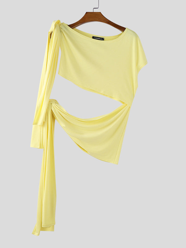 Men's Cutout Twist Casual Tank SKUL22248