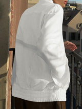 Men's Solid Color Casual Long Sleeve Jacket SKUL36622