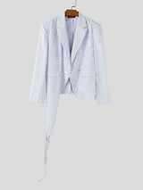 Men's Stripe Casual Long Sleeve Blazer SKUL40297