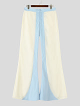 Men's Colorblock Flared Casual Pant SKUL24198