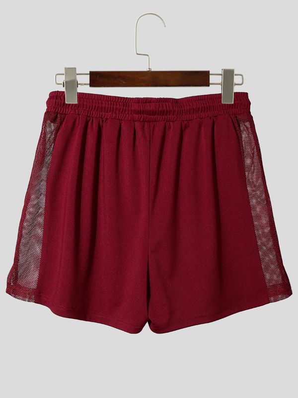 Men's Avant-Garde Athletic Breathable Mesh Side Panel Drawstring Short SKUL63176