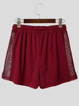 Men's Avant-Garde Athletic Breathable Mesh Side Panel Drawstring Short SKUL63176