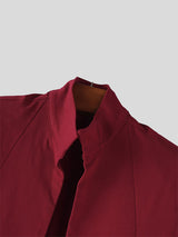 Mens Solid Color Slim Fit Long Sleeve Cardigan SKUL24591