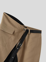 Men's Deconstructed Color Block Layered Pocket Pant SKUL31860