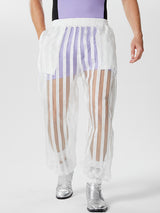 Mens Striped Mesh See through Pants SKUK48902