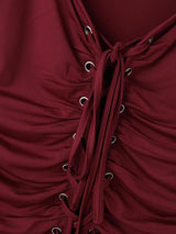 Mens Drawstring Cropped Sleeveless Tank SKUL04269