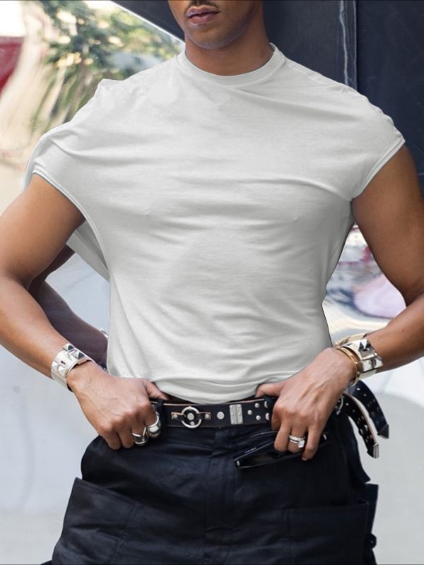 Men's Deconstructed Cutout Back Tank SKUL42552