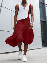 Men's Deconstructed One Shoulder Overall SKUL55373