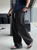 Mens Denim Straight Wide-Leg Pant SKUK74702