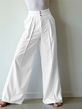 Mens Solid Color High-Waisted Casual Pant SKUL19093