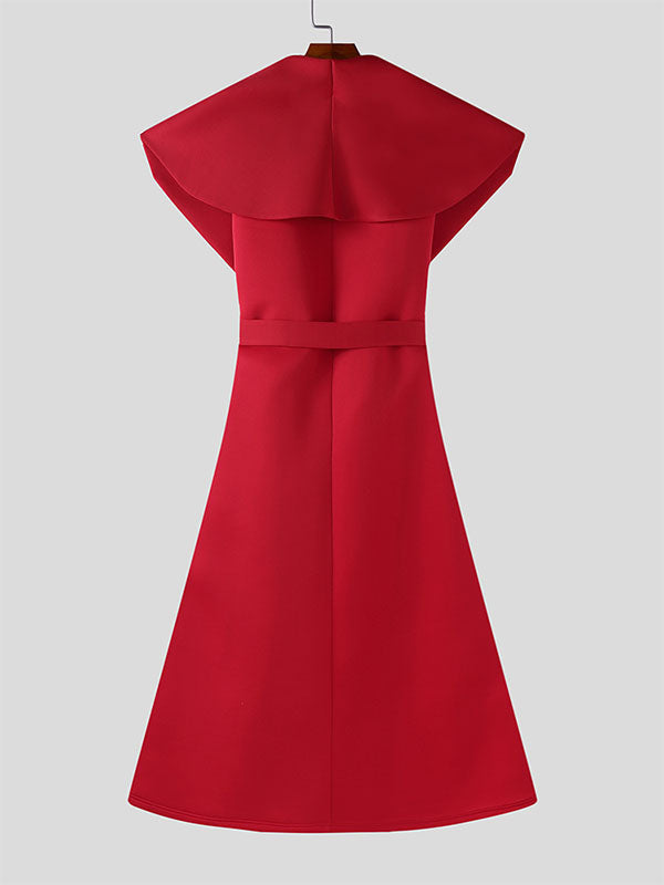 Mens Solid Color Oversized Long Cardigan SKUL04120