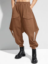 Men's Deconstructed Zipper Design Pant SKUL48588