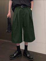 Men's Wrinkled Loose Wide Leg Short SKUL30669