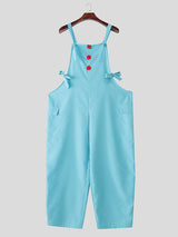 Mens 3D Floral Loose Wide-Leg Jumpsuit SKUL09339