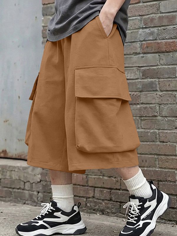 Men's Casual Pocket 3/4 Length Short SKUL50125